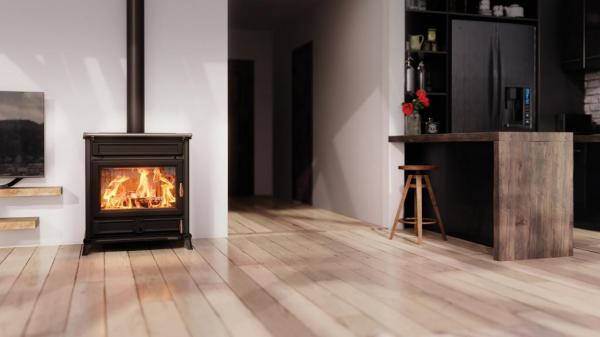 Image Le poêle à bois Agorà de Thermorossi chez Cogeli à Caen